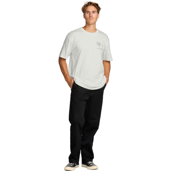 2025 Billabong Mens Scenes Regular T-Shirt 24A353521 - Off White